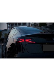 Resim Tesla Y Model Arka Stop Lambası Ledli 