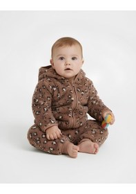Resim Lcw Markalı Peluş Kışlık Bebek Takımı Kahverengi 