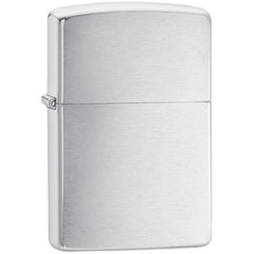 Resim Zippo Metalik Gri Çakmak Benzinli Çakmak 