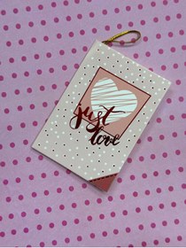 Resim demontecraft Hediye kartı not karti 6.5x9.5 ölçü 1 adet 