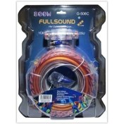 Resim Fully 8Ga 800W Oto Anfi Silikon Kablo Seti 
