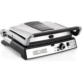 Resim Schafer Grill Haus Tost Makinesi 2000 W Inox Granit Izgara Makinesi 