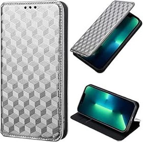 Resim BAILI TCL 303 ile Uyumlu Kılıf, TCL 303, Square3 için PU Deri Kapaklı Cüzdan Telefon Kılıfı 