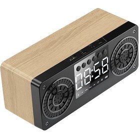 Resim Singree Taşınabilir Bluetooth Hoparlörlü Alarmlı Radyo - Tf/usb/aux Girişli, Led Ekranlı 