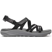 Resim Merrell J008362 Harbor Backstrap Kadın Outdoor Sandalet Siyah Gri Siyah Gri Siyah - Gri 