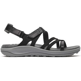 Resim Merrell J008362 Harbor Backstrap Kadın Outdoor Sandalet Siyah Gri Siyah Gri Siyah - Gri 