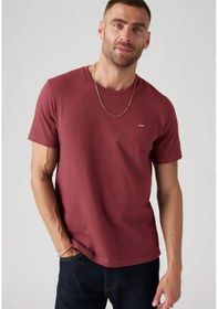 Resim Levi's Erkek Bisiklet Yaka Bordo T-shirt - 008bt-0002 Bordo 