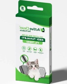 Resim Kedi Tuvaleti Filtresi, Temizleme İçin Uygun Açık Ahşap 