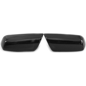 Resim Maiyame Chevy Silverado/gmc Sierra 2014-2018 Abs Arka Görünüm Aynası Kapağı Parlak Siyah Yapıştırmalı Değiştirme Parçası 