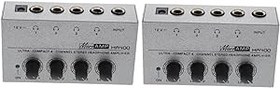 Resim Milisten 2 Adet Kulaklık Amplifikatörü Kulaklık Amfileri Kulaklık Amfisi Stereo Amfi Stereo Amplifikatör Dönüştürücü Adaptörü Kulaklık Ayırıcı Müzik Seti Bölücü Elektronik 