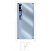 Resim Wrapsol Tecno Spark 7 Pro Arka Yan Koruyucu Darbe Emici Poliüretan Film Amerika Üretimi 