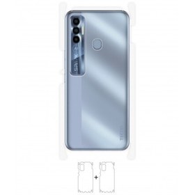 Resim Wrapsol Tecno Spark 7 Pro Arka Yan Koruyucu Darbe Emici Poliüretan Film Amerika Üretimi 