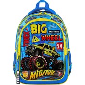 Resim Muggle Big Wheel Okul Çantası Mavi 
