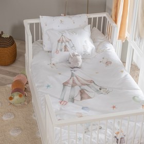 Resim Circus %100 Organik Pamuk Bebek Nevresim Takımı 