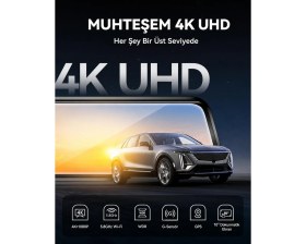 Resim Wolfbox G930 10" 4K Ayna Dash Cam, Ön ve Arka Wdr, Dokunmatik Ekran, 5,8 Ghz Wifi, 