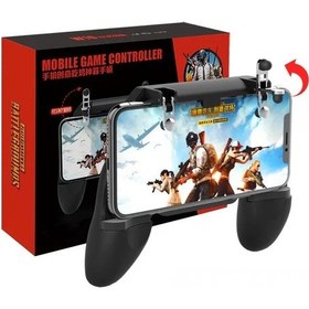 Resim W10-w10/w11 Cep Telefonu Oyun Aksesuarları Gamepad Joystick Denetleyicisi Pubg Amaç Çekim Oyunu Tetik Kolu Iphone Uyumlu Android İçin 