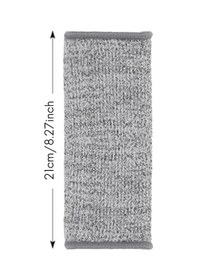 Resim 5 Çift Kesilmeye Ve Yanmaya Dayanıklı Kolluk Kol Koruma Kollu İnce Cilt Ve Çürükler İçin Önkol Koruyucuları, 21cm 