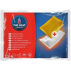 Resim 20 Saat Isıtıcılı Termal Battaniyeli Theheatcompany Notfall Paket Altın - Gümüş 
