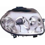 Resim Tyc Ren10cl007 20-6193-05-2b Far Sağ Renault Clıo Iı 98 Clıo Symbol I 98 Elektrikli H7 Hb3 Çift Mercek 7701045175-7701050666 