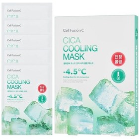 Resim Cell Fusion C Cica Cooling Mask Yüz Maskesi 5'li Paket 