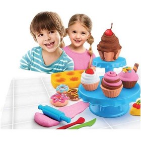 Resim Kapkek Oyun Hamur Seti 224 Gr. - Oyun Hamuru Seti - Hamur Setleri - Kap Kek Hamur Seti - Pasta Hamur Renkli 