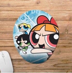 Resim Pixxa Powerpuff Girls Bilek Destekli Mousepad Model - 2 Oval 