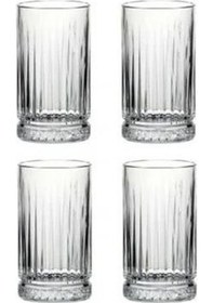 Resim Paşabahçe 520445 Elysia Long Drink 4lü Su Meşrubat Bardağı 365 cc 