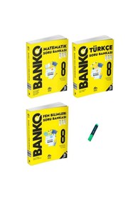 Resim Lgs 8. Sınıf Banko Serisi Matematik Türkçe Ve Fen Bilimleri 3lü Set Soru Bankaları 