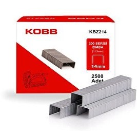 Resim Kobb KBZ214 14mm 2500 Adet 200 Serisi Ağır Hizmet Tipi Zımba Teli 