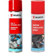 Resim Würth Motor Temizleyici Sprey Araç Içi Temizleyici Sprey 500 ml 