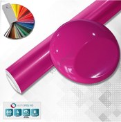 Resim Parlak Koyu Pembe Folyo 