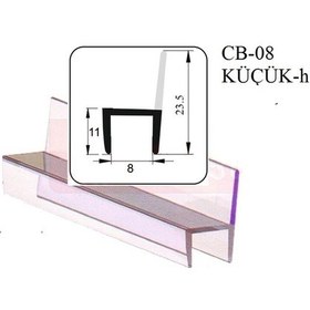 Resim Cam Balkon Fitili Plastik İzolasyon/yalıtım Contası H ,200 Cm, Küçük H, 5 Adet 