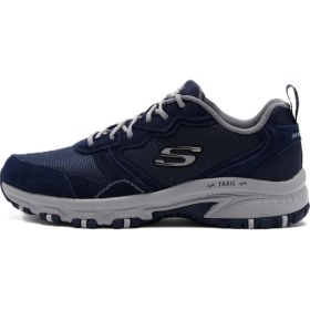 Resim Skechers Hillcrest Leather Memory Foam Outdoor Sneaker Hafızalı Taban Hakiki Deri Erkek Outdoor Ayakkabı Lacivert 