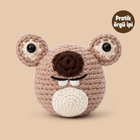 Resim The Gookie Seddy Tığ Kiti Yeni Başlayanlar İçin Videolu Amigurumi Örgü Oyuncak Seti 