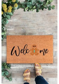 Resim Welcome, Kurabiye, Kapı Önü Paspası, Desenli Paspas 