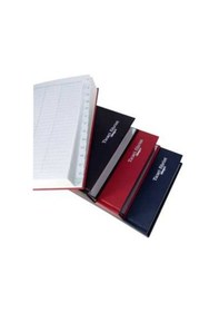 Resim 20x28 16'lı Ticari Cilt Bezli Fihrist Özkan Bordo 