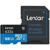 Resim Lexar 128Gb Microsdxc Uhs-I A1 U3 C10 V30 633X 95Mb/S 