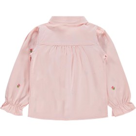 Resim Civil Girls Kız Çocuk Lale Nakışlı 2-5 Yaş Gömlek - Pembe - Pembe / 5-6 Yaş 