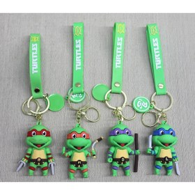 Resim Light up Ninja Kaplumbağalar Silikon Anahtarlık Alk4260 