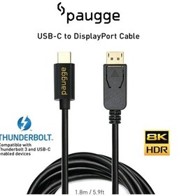 Resim Paugge 8K/4K60Hz Thunderbolt 4/3 Usbc To Displayport Kablo 