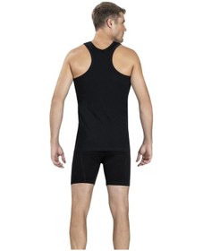 Resim Jiber Erkek Sporcu Rambo Renkli Askılı Atlet 113 - 12 Adet 001 