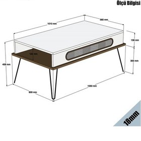 Resim Variant Ekol Orta Sehpa - Meşe 