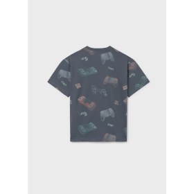 Resim Mayoral Erkek Çocuk Baskılı Tshirt Gri 