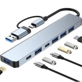 Resim İlk El Grup Byl 221 Support 7 In 1 Type-C USB Çevirici Iegtgrs-34 