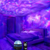 Resim 1 set LED su desenli yıldızlı gökyüzü lambası, uzaktan kumandalı aurora projeksiyon lambası, USB takılabilir atmosferik lamba, iç mekan dekorasyon atmosfer projeksiyon lambası, okula dönüş sezonu, Sevgililer Günü, Ramazan, Paskalya hediyeleri, seyahat lambası, uzaktan kumandalı USB güç kaynağı için uygun 
