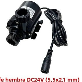 Resim Ultra Sessiz Mini Dc12v 19w 800l/h Fırçasız Motorlu Su Pompası 24v Dc, 