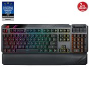 Resim Asus ROG Claymore II ROG RX Red Optik Mekanik Switch Modüler TKL RGB Mekanik Kablosuz Oyuncu Klavyesi Asus