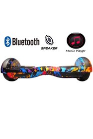 Resim CityMate Smart Balance Elektrikli Kaykay Hoverboard Çanta Hediyeli Bluetooth Hoparlörlü Desenli27 