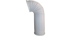 Resim Sp Süpürge Pazarı Kaira DPCY35BK Mobil Klima Sıcak Hava Tahliye Hortumu 15 cm Ağız Çapı 150 cm Uzunluk Boru 