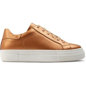 Resim Deery Hakiki Deri Bronz Rengi Sneaker Kadın Ayakkabı Bronz 